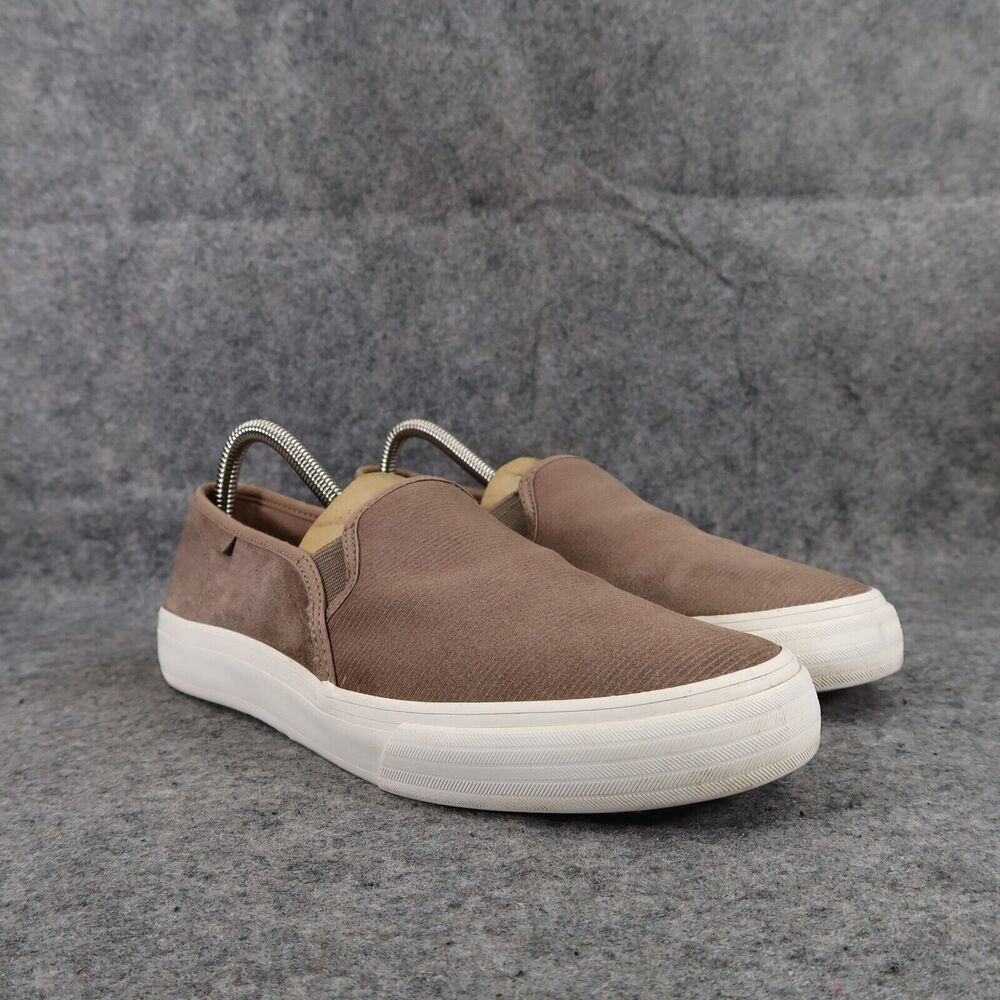 Keds Shoes Womens 8.5 Sneaker Double Decker Slip On Leather Lifestyle Casual Low